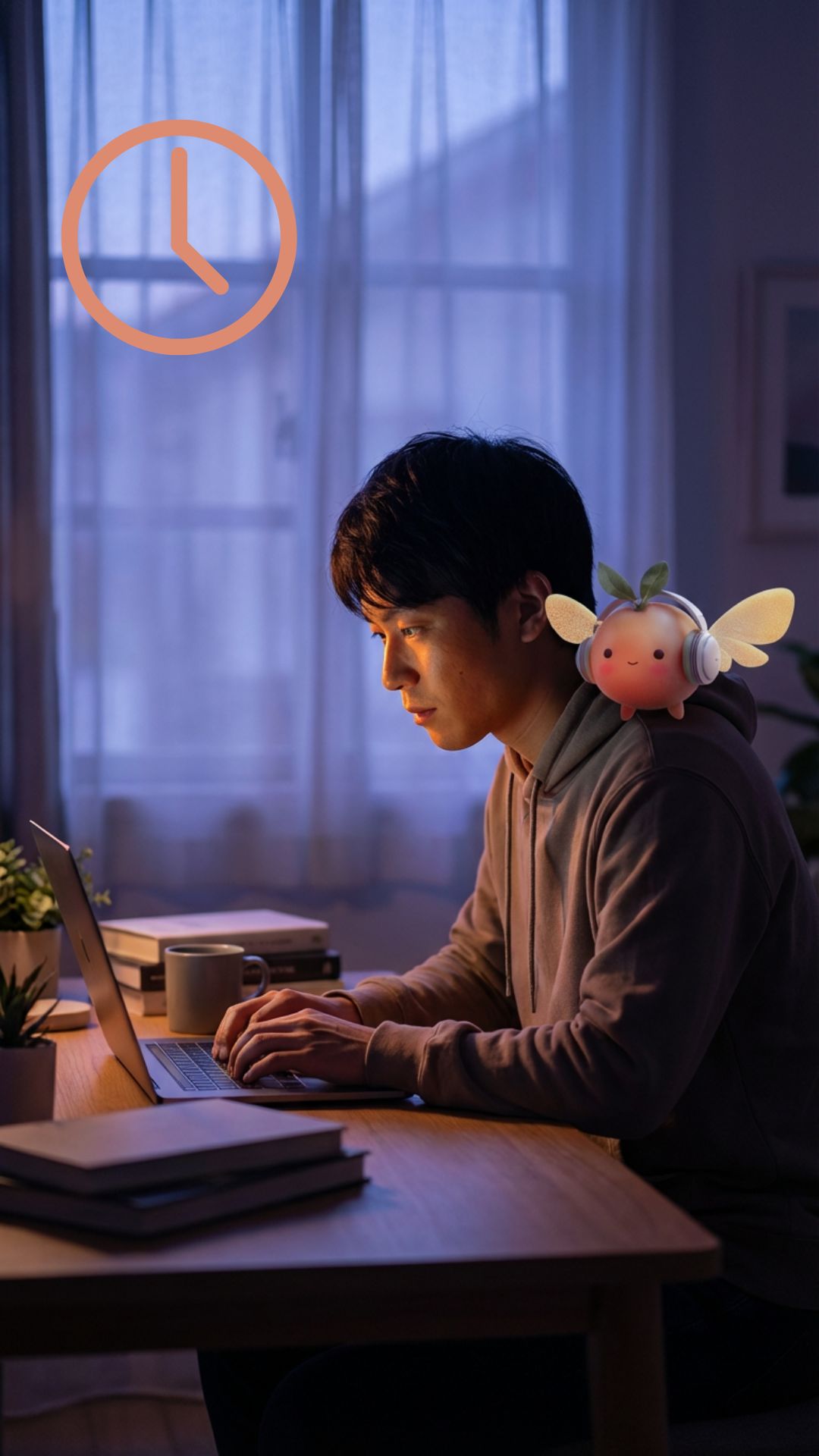 明け方の集中作業とPomo