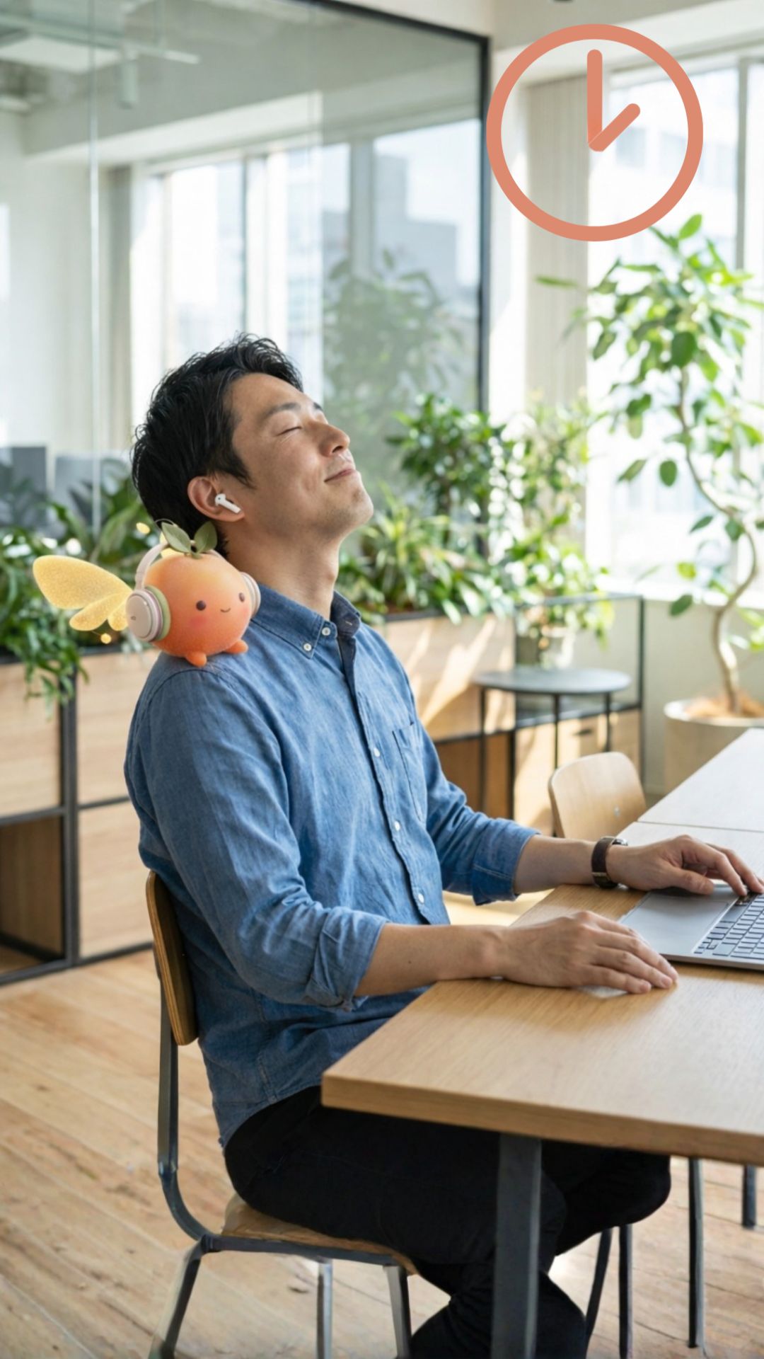 昼のオフィスでのリセットとPomo