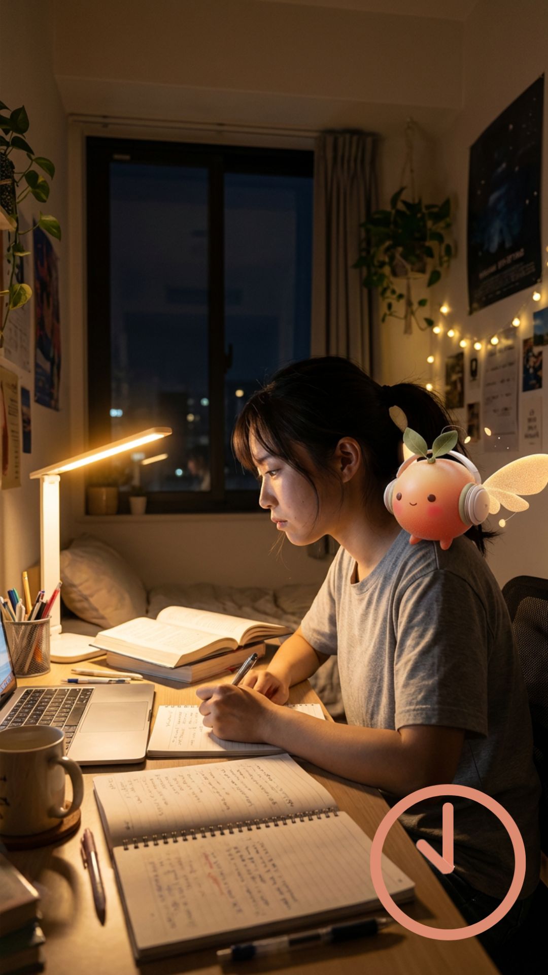 夜の勉強時間とPomo